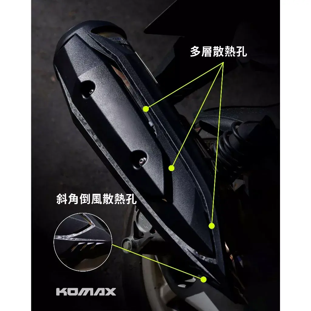 SORA【通用】改裝排氣管防燙蓋(加購配件包)